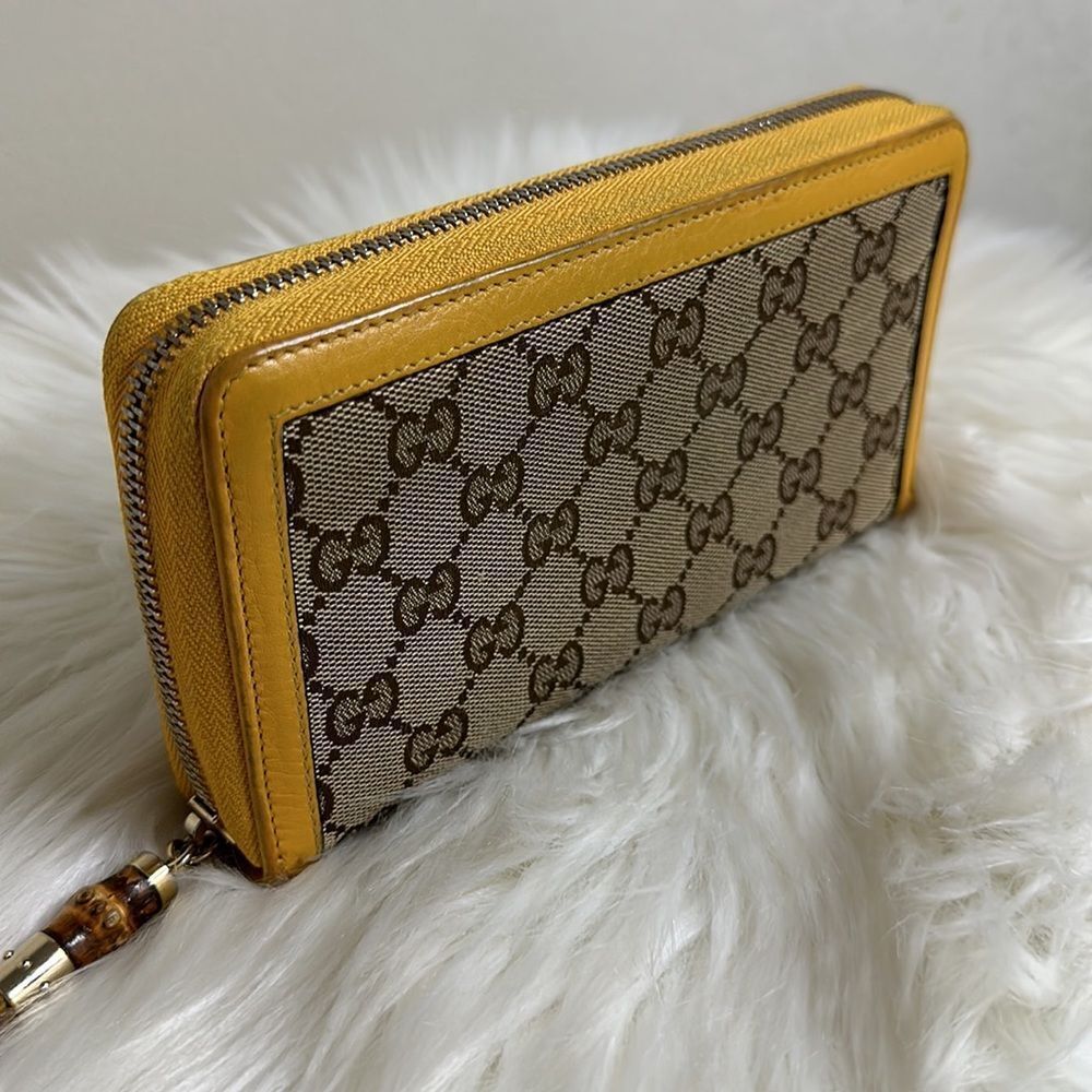 💯Authentic Gucci Zipped Long Wallet🍀 - Picture 10 of 16